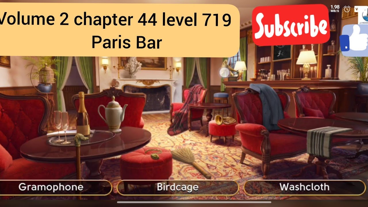 June's journey volume 2 chapter 44 level 719 Paris Bar - YouTube
