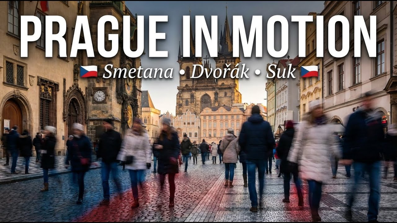 Prague in Motion 🎼 Czech Classical Music (Smetana, Dvořák, Suk) for Study, Relax | 2 Hours
