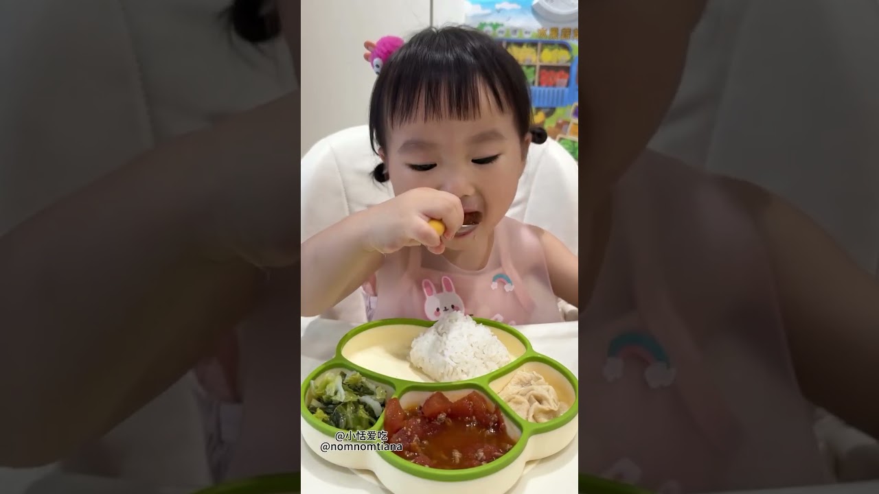 Today's Lunch: pork ribs, fried tofu rolls, tomato soup with minced pork 