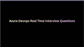 Real Time DevOps Interview Questions 🔥 Terraform, Ansible & Azure SQL (10+ Years Experience)