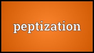 qu'est-ce que la peptisation