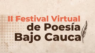 II Festival Poesía Bajo Cauca