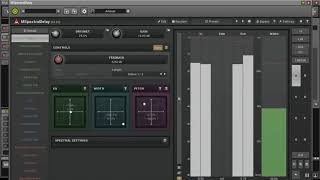 Melda MSpectralDelay demo (WARNING! GETS LOUD WHEN PLAY BUTTON IS PRESSED)