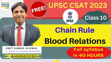UPSC CSAT 2023 CRASH COURSE - CLASS 10 #csat2023 #csat #upsccsat