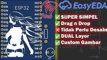 Bikin PCB? GAMPANG! Tinggal Drag n Drop! | EasyEDA