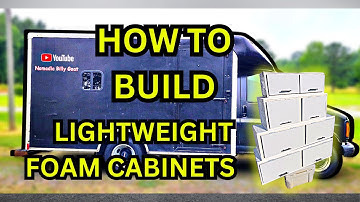 How To Build FOAM Cabinets | Van Life | Rebuild The Box Series Part 2 #vanlife #rvlife #foryou