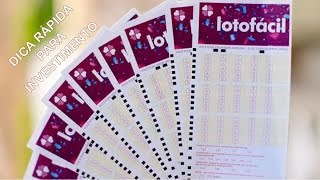 Quick tip for investing in Lotofácil. Martingale strategy in Lotofácil. screenshot 4