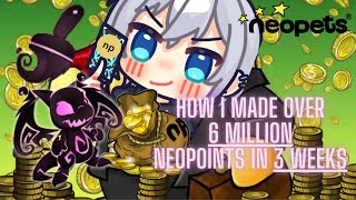 How I Made Over 6 Million Neopoints in 3 Weeks! (Vtuber plays Neopets)