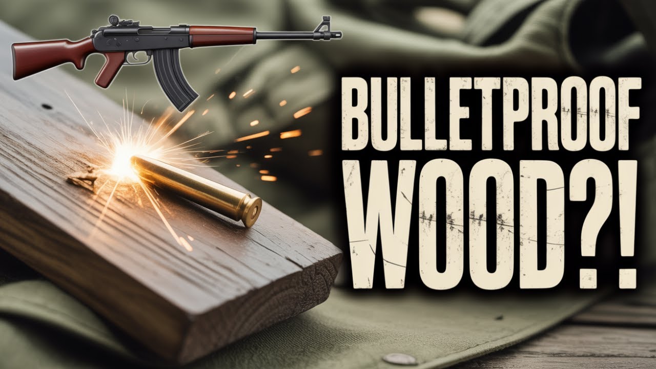 ЗАБЫТАЯ СЕКРЕТНАЯ ДОБАВКА К КРАСКЕ ВРЕМЕН ВТОРОЙ МИРОВОЙ ВОЙНЫ, КОТОРАЯ ДЕЛАЛА ДЕРЕВО ПУЛЕНЕПРОБИ...