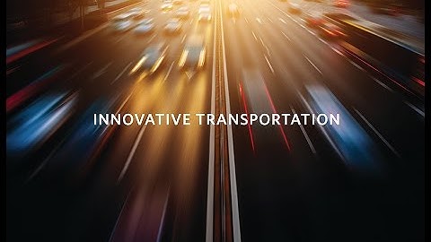 Innovative Transportation: ON TO 2050 Alternative Future