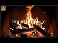 Cozy 4K Christmas Fireplace 🔥 | Relaxing Holiday Crackling Fire