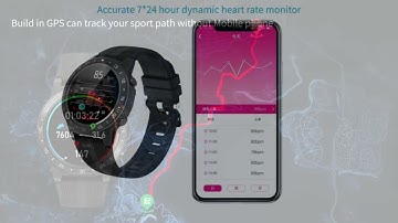 Smart Watch Heart Rate Monitor GPS Altitude Barometer and Compass