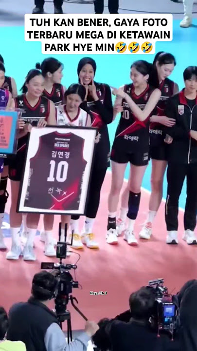 Mega di ketawain Park Hye Min #ngakak #redsparks #1million #megawatihangestri #volleyball #dance