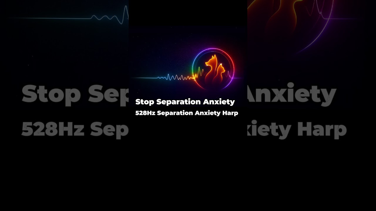 🏠 Stop Separation Anxiety | 528Hz Separation Anxiety Harp ｜犬・猫のお留守番に 