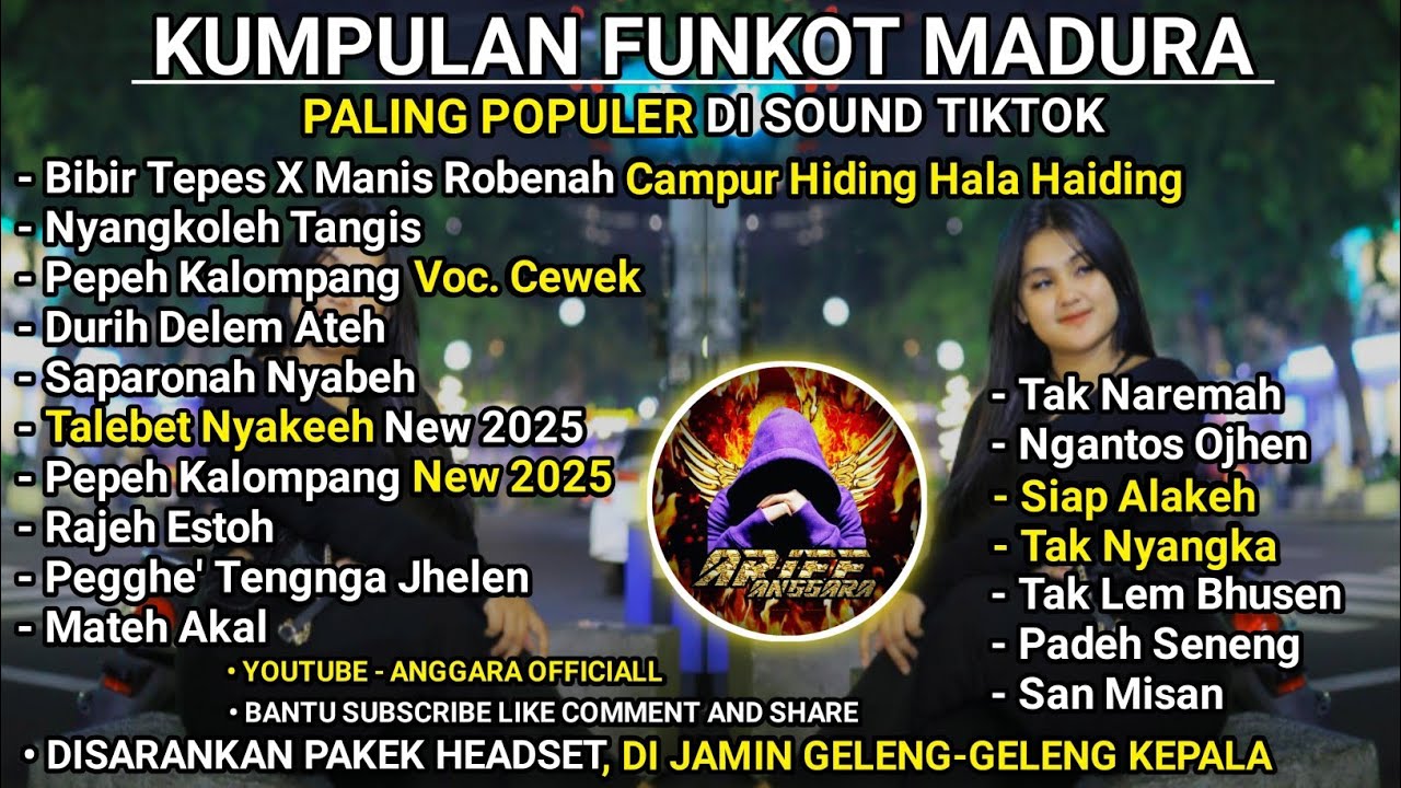 Kumpulan Funkot Madura Paling Populer Di Sound Tiktok | By Anggara Officiall
