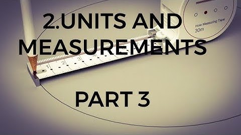 PLUS ONE: Multiples and submultiples of units