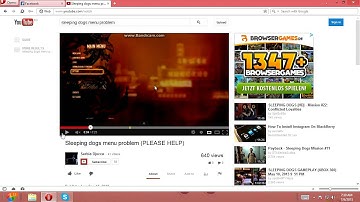 Sleeping Dogs Menu Problem Help!!