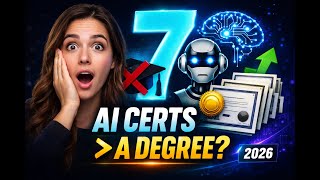 7 AI Certifications Worth More than a Degree in 2026