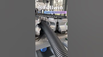 Do you want to produce 315mm corrugated pipe？ #extrusion #machine