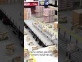 reliable transportation from the loading area to the wagon.@infoengine5549 #conveyor #warehouse