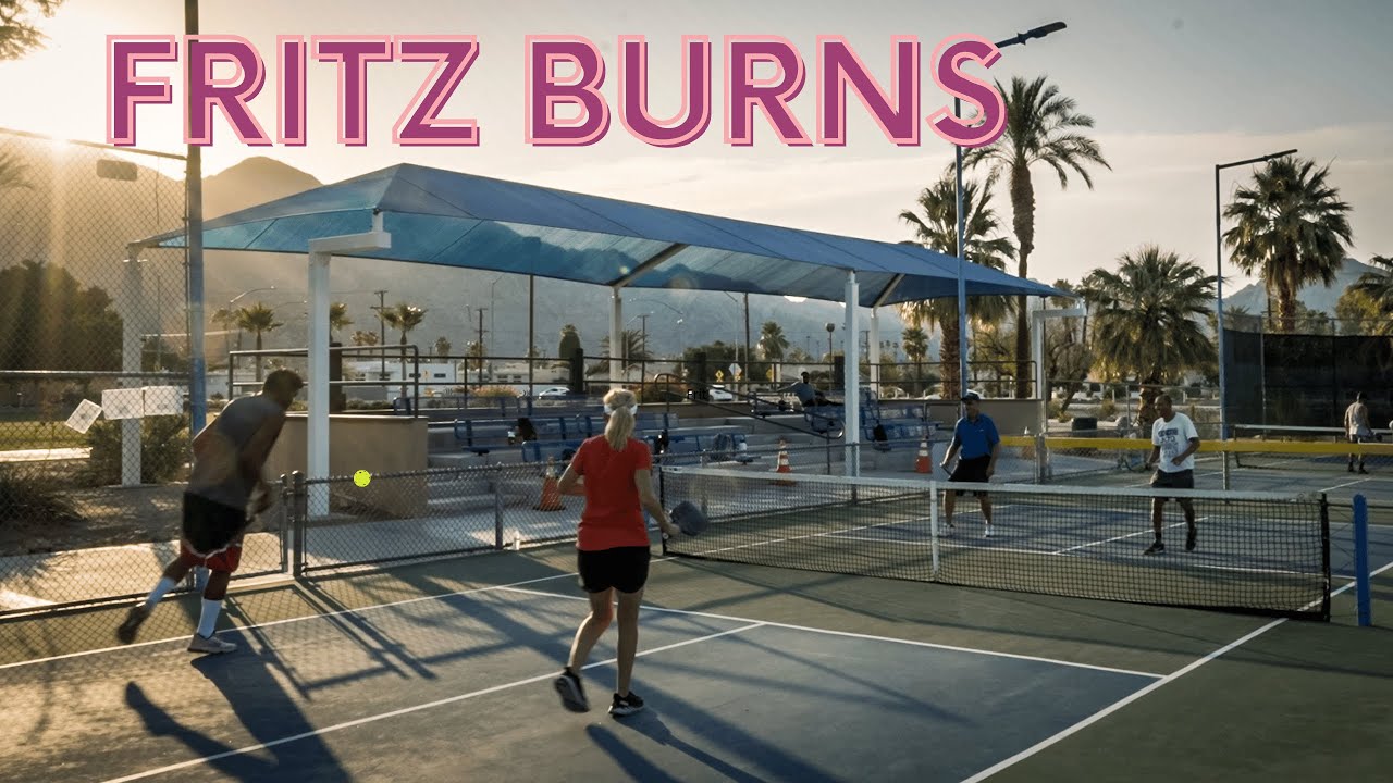 Pickleball at Fritz Burns Park, La Quinta CA [2023] [4K] YouTube