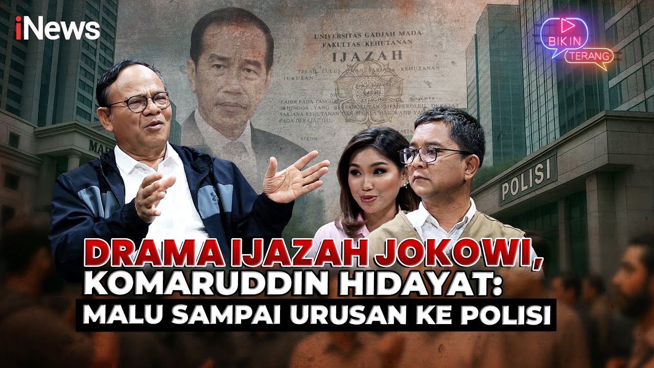 Drama Ijazah Jokowi tak Kunjung Usai, Ketua Dewan Pers: Mengapa Sampai Urusan Polisi? | Bikin Terang