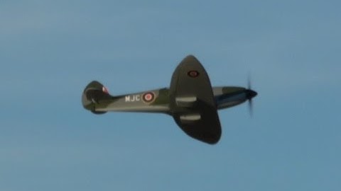 Scratchbuilt 36" R/C Spitfire Mk. XIV
