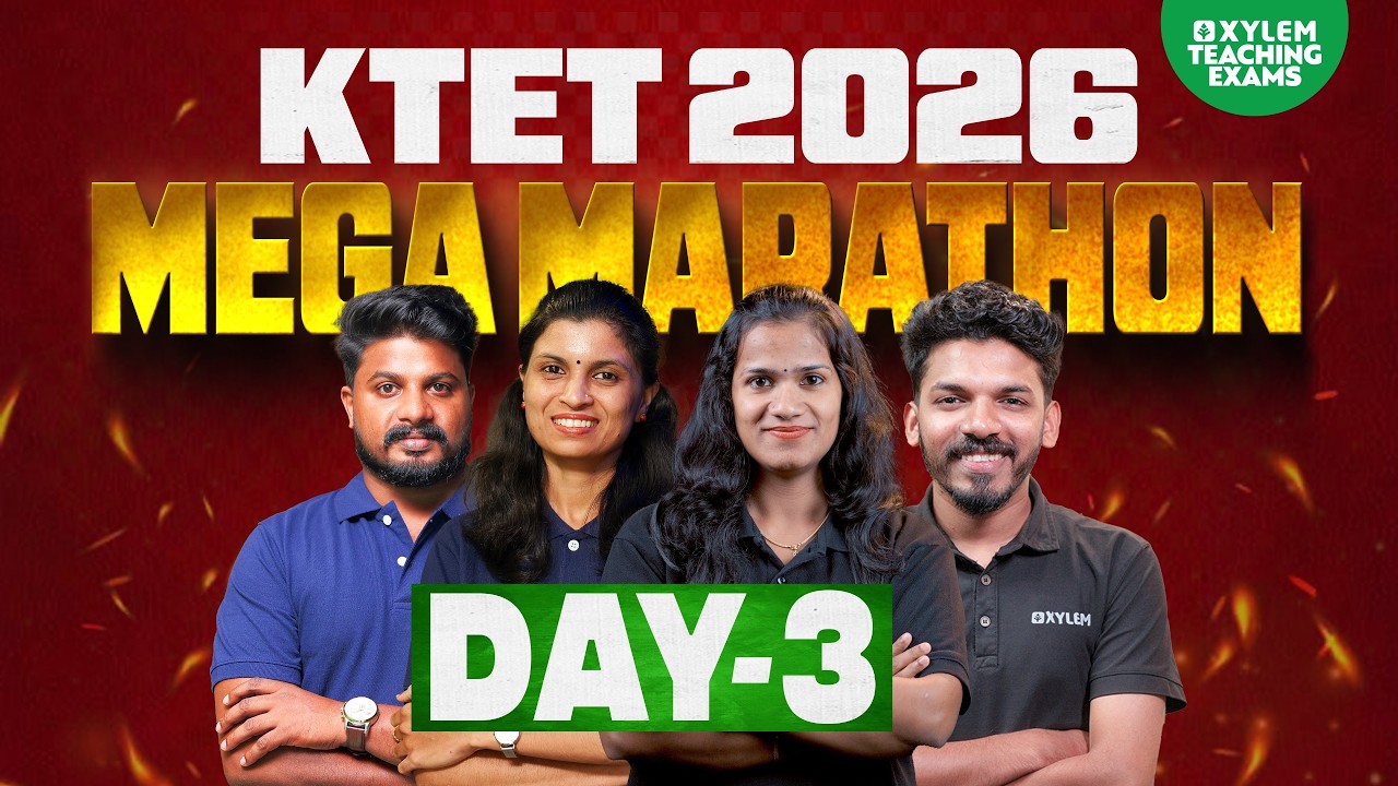 KTET 2026 MEGA MARATHON DAY 03 | Xylem Teaching Exams