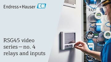 RSG45 video series | No 4: relays and inputs | #endresshauser