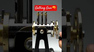 Miniature Gatling Gun: Precision in Motion #gatlinggun #mechanical #cad #ytshorts