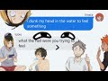 Haikyuu Lyric Prank | Never Met