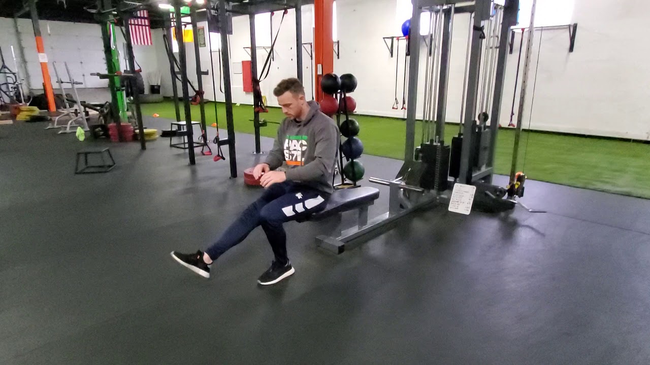 Single Leg Box Squat - YouTube