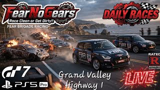 🟢LIVE🔴 Gran Turismo 7 - DAILY RACES w/REAL Accountability!! Race, Laugh & Chat on THE FEAR BUS!!
