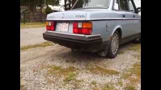 1990 volvo 240 DL no rear muffler