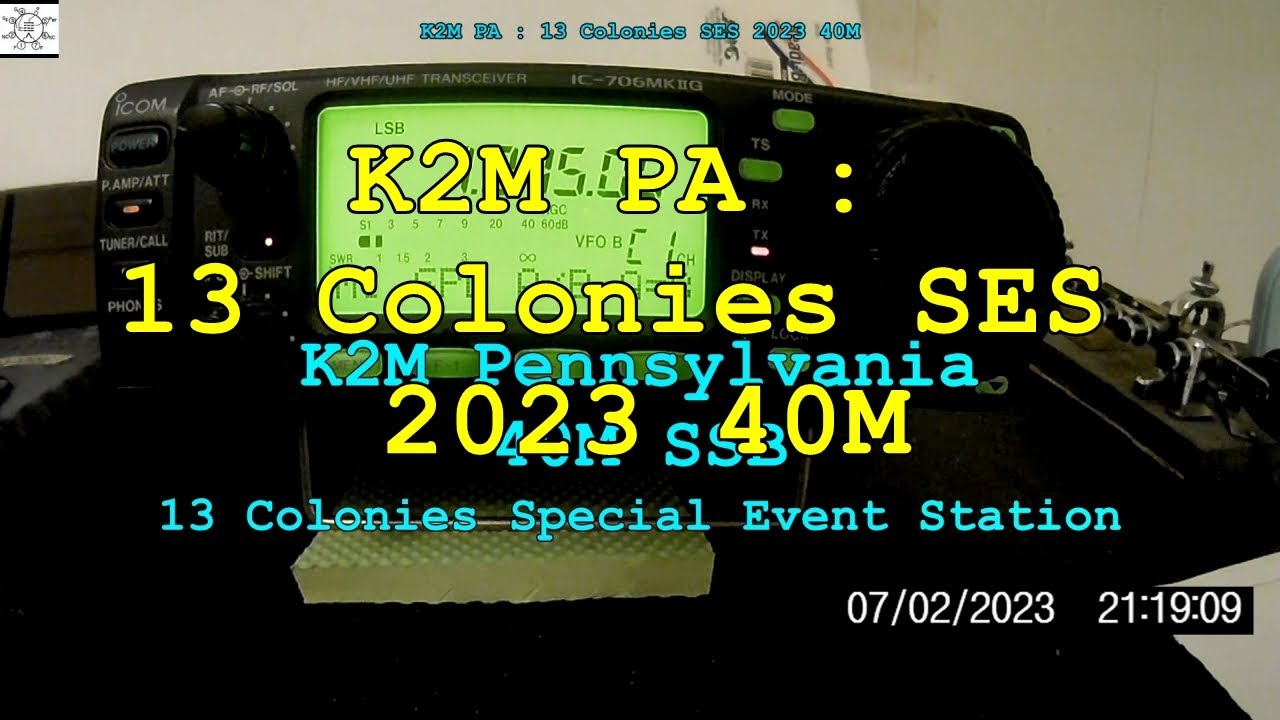 K2m Navigation Instruments K2M PA : 13 Colonies SES 2023 40M - YouTube