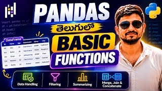 Introduction to Pandas DataFrame | Telugu | Questprogramming25