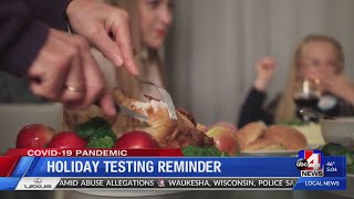 Holiday Testing Reminder