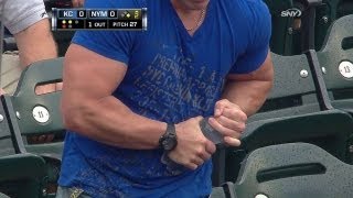 Muscular fan struggles with water bottle screenshot 4