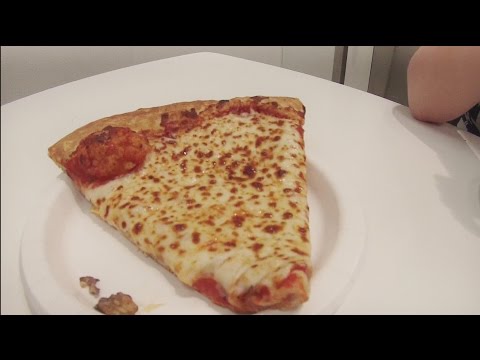 Giant Slice Of Pizza At Costco Youtube