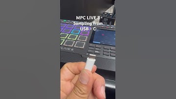 MPC LIVE 3 Sampling from USB - C