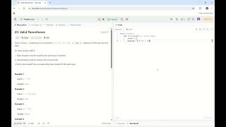 Valid Parentheses  LeetCode