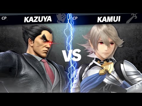 【スマブラSP】CPUカズヤ最強説　検証　VS カムイ編 （戦績は概要欄）