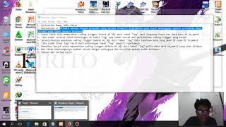 Penggunaan TRIGGER pada database Chaidir Novisa Rachman 16 63 0669