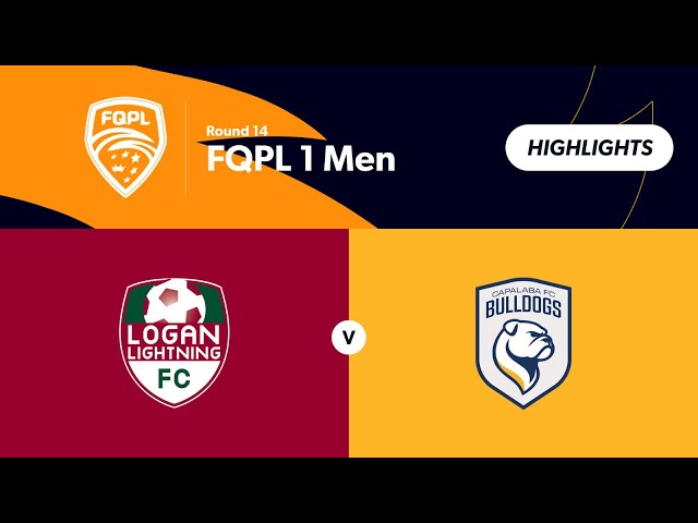 FQPL 1 Men Round 14 - Logan Lightning vs Capalaba FC Highlights