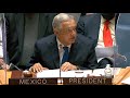 Discurso en el Consejo de Seguridad de Naciones Unidas en Nueva York, EE.UU.