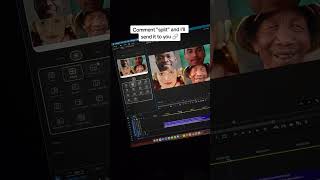 How to create split screens in Premiere Pro effectively 🥸#premierepro #splitscreenchallenge