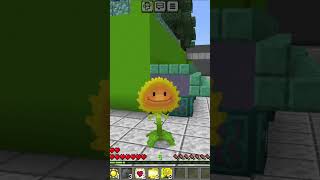 PvZ GW Sunflower in Minecraft Bedrock | MCPE/PE The morph addon
