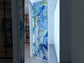 Oil painting version extremely narrow glass door#Waterproof #doors #woods#XINICE #woodworking