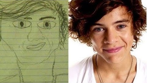 How to Draw One Direction Step by Step