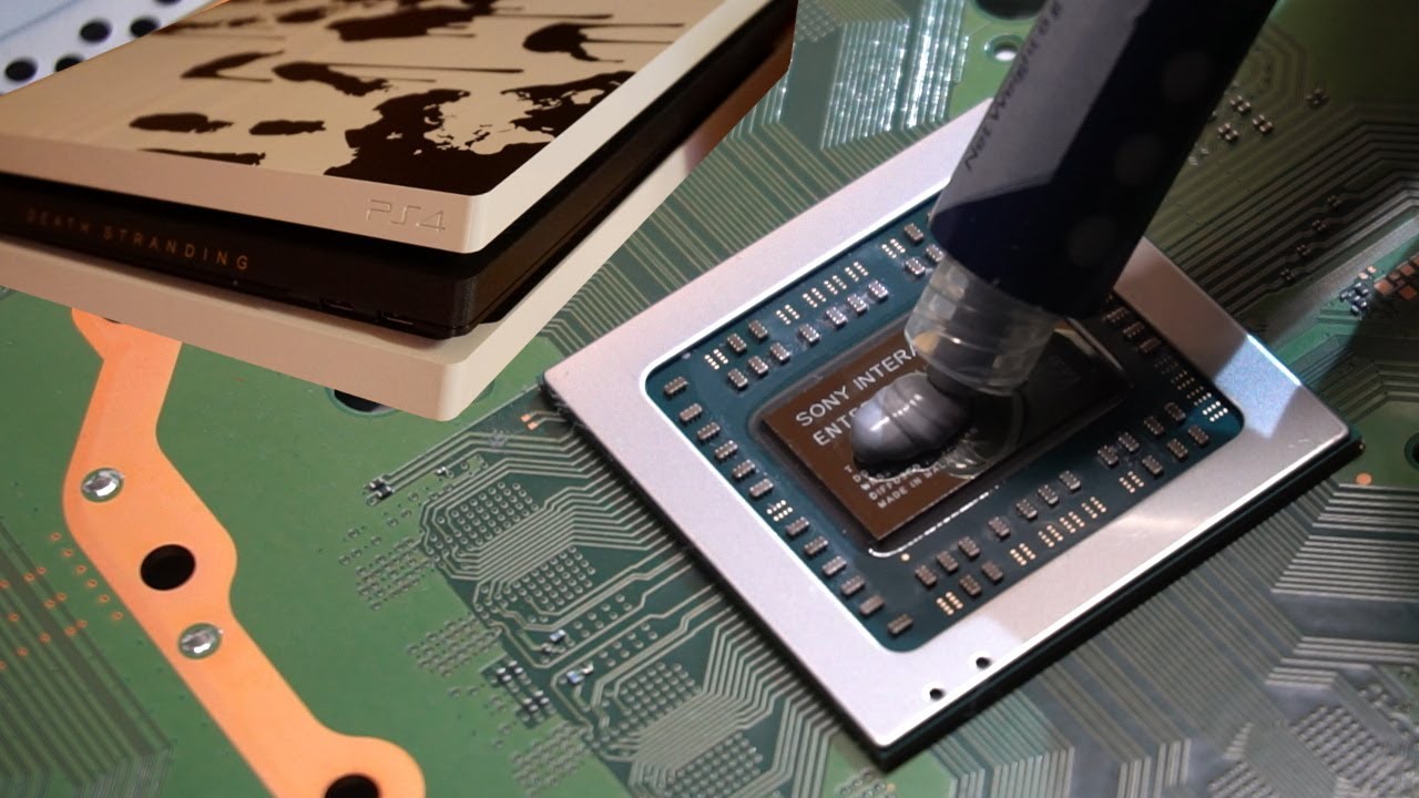 PS4 Pro Thermal Paste Replacement And Disassembly (MODEL